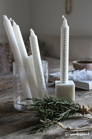diy kalenderlys // diy calendar candles