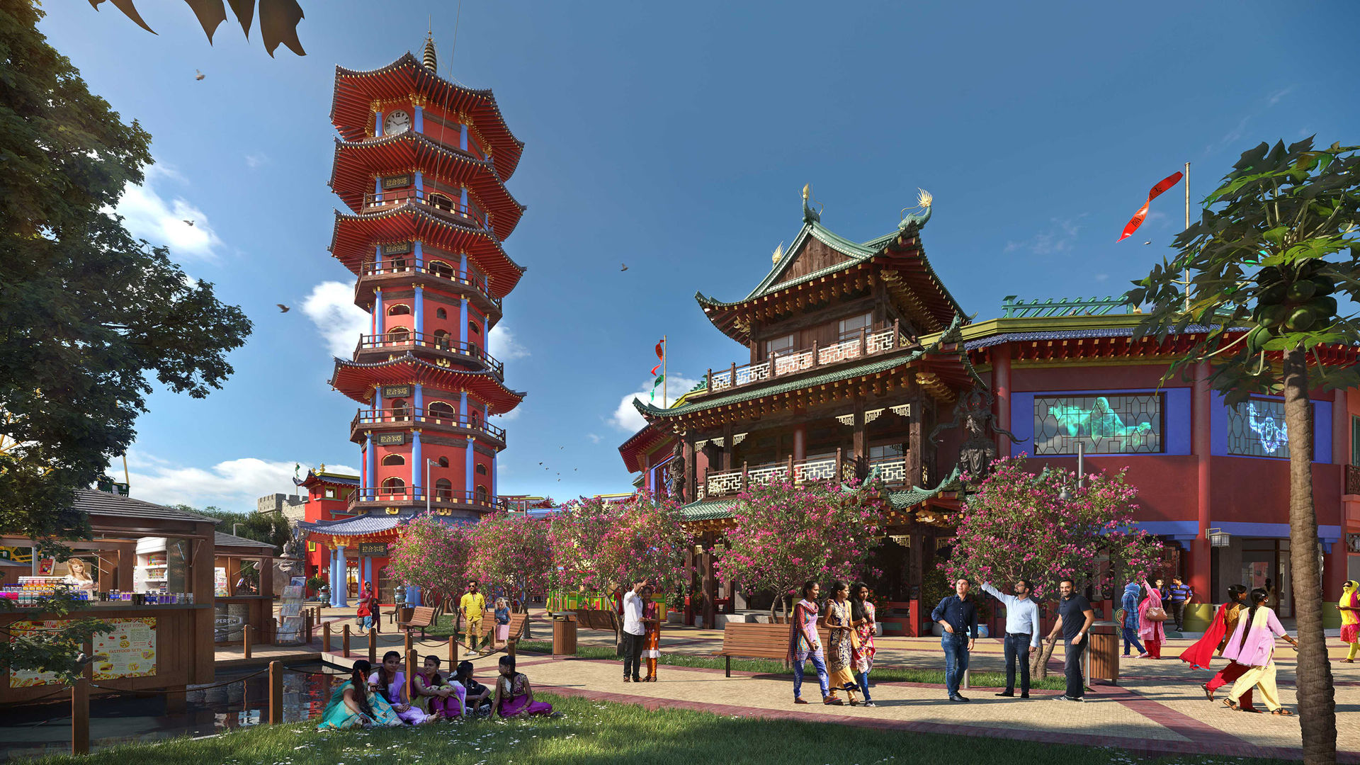 Lahore Park, Archviz, 3d Render, Arcren Studios