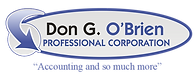 Don G. O'Brien's logo, an accounting firm I provide bookeeping services for.