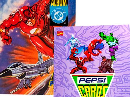Las "Pepsi-Cards": Entrañable colección de tarjetas de superhéroes