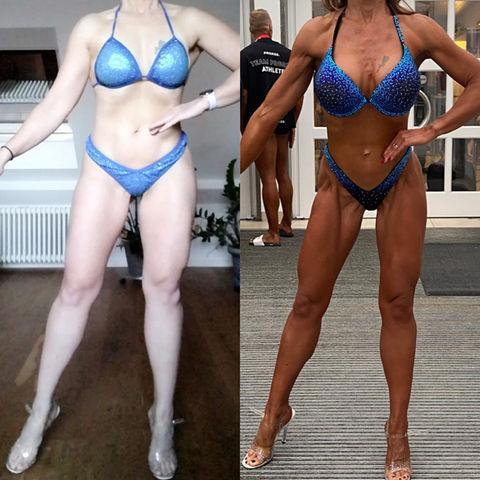 Vorher-Nachher Körpertransformation durch individuelles Personal Coaching bei NO LIMITS Coach