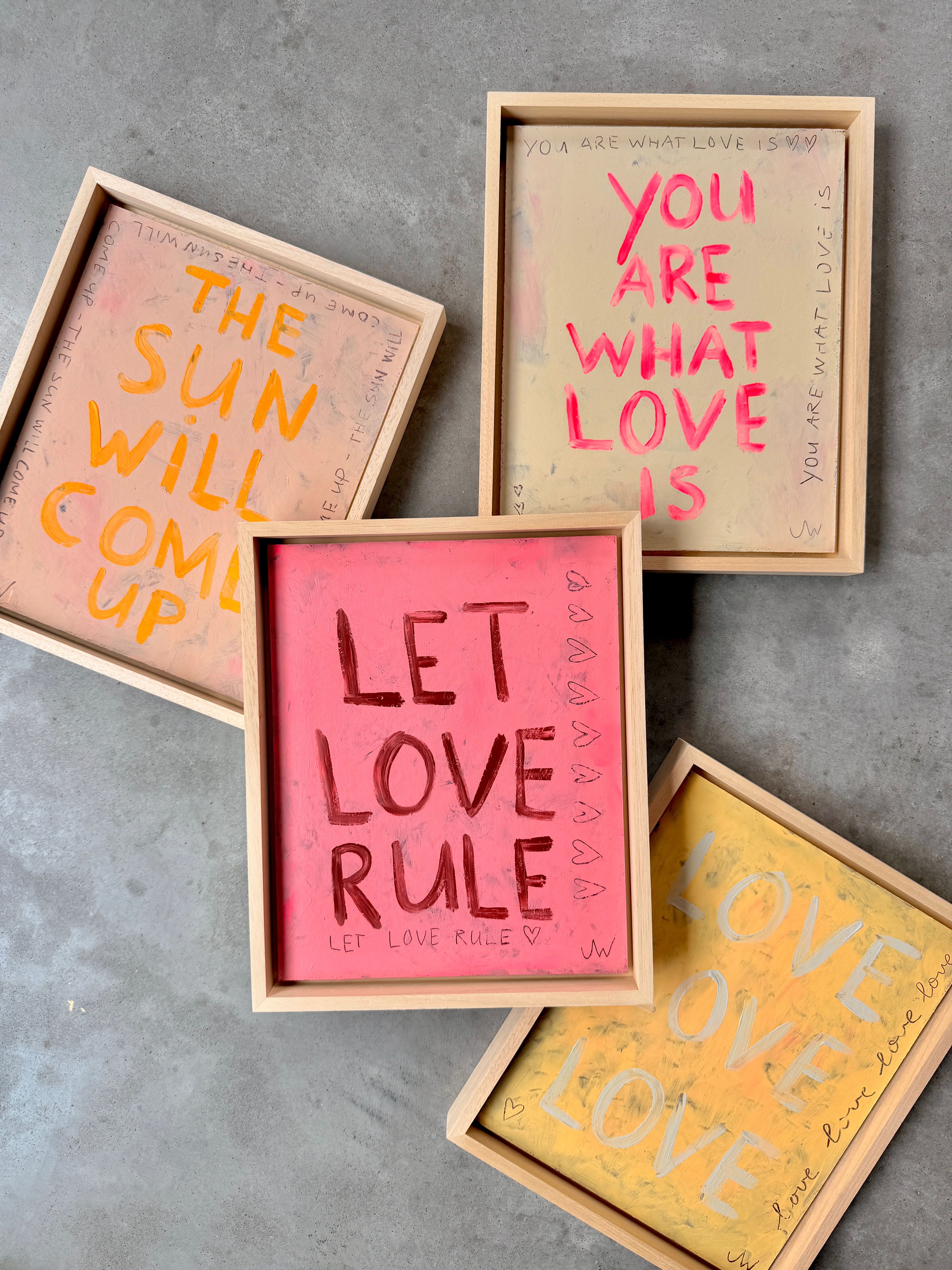 Your are what love is - framed painting 