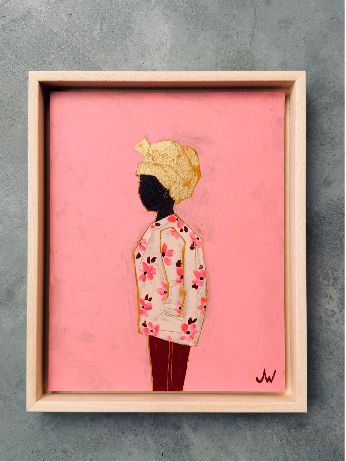 Black woman - pink 