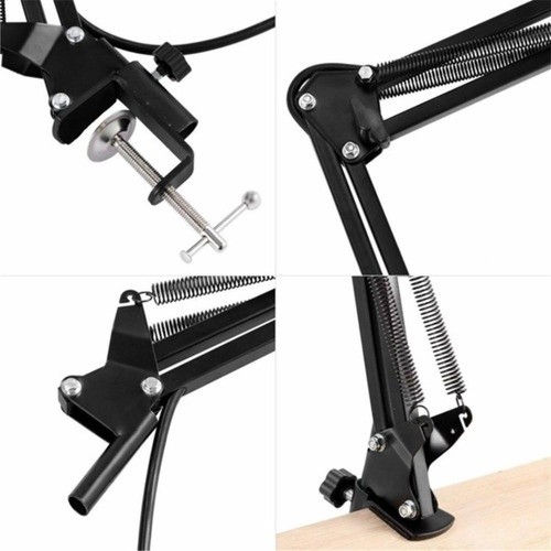 Miniatura: Microfone Condensador BraÃ§o Articulado Suporte Pop Filter