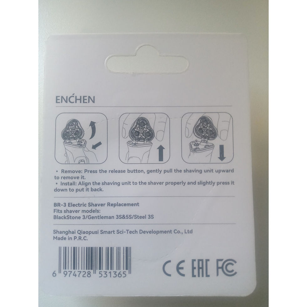 Miniatura: Cabeça De Reposição Barbeador Enchen Blackstone 3d Original