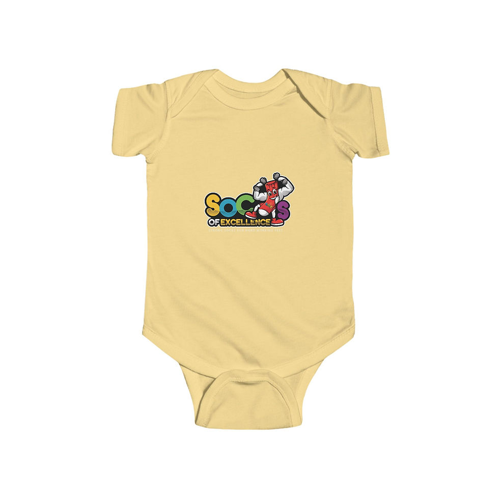 Thumbnail: Baby of Excellence Infant Bodysuit — "Socks of Excellence" Onesie