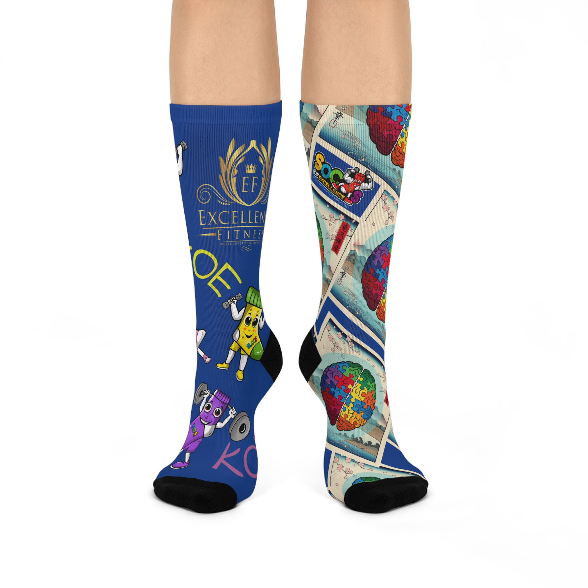 "Socks of Excellence: Stay Active, Stay Present"