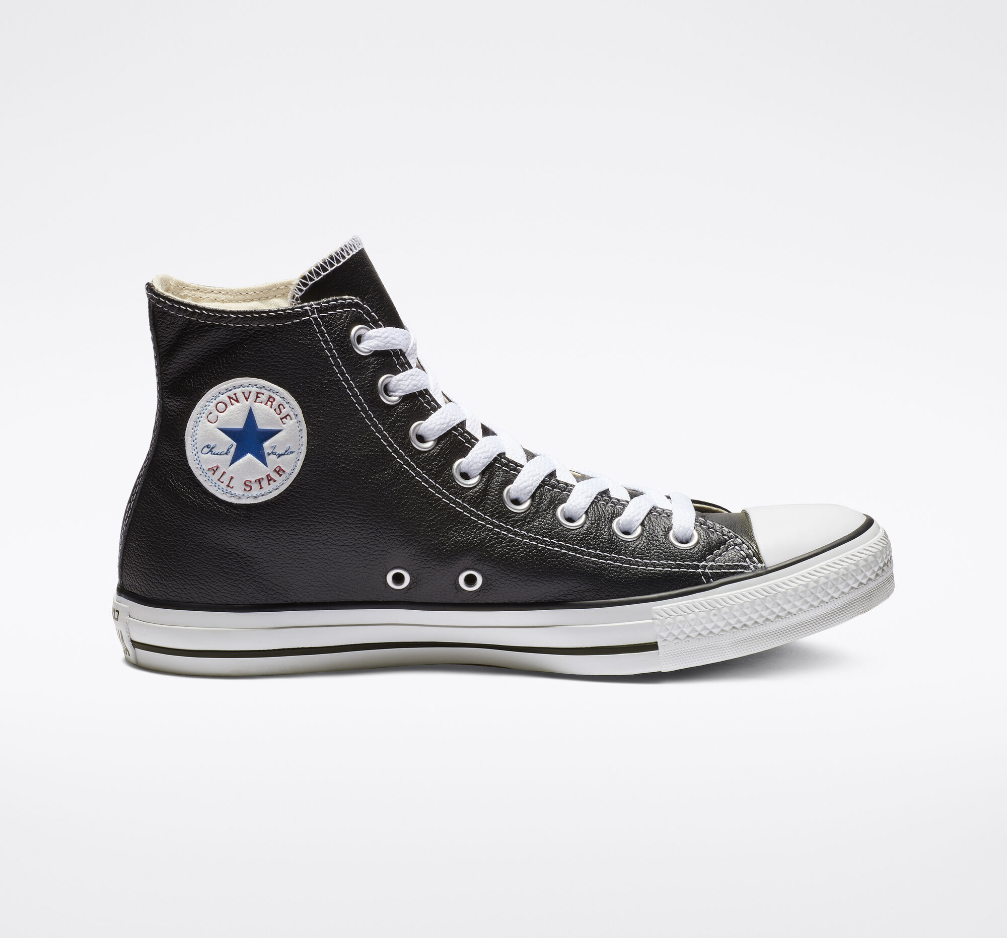 Converse Chuck Taylor All Star Leather Black Hi