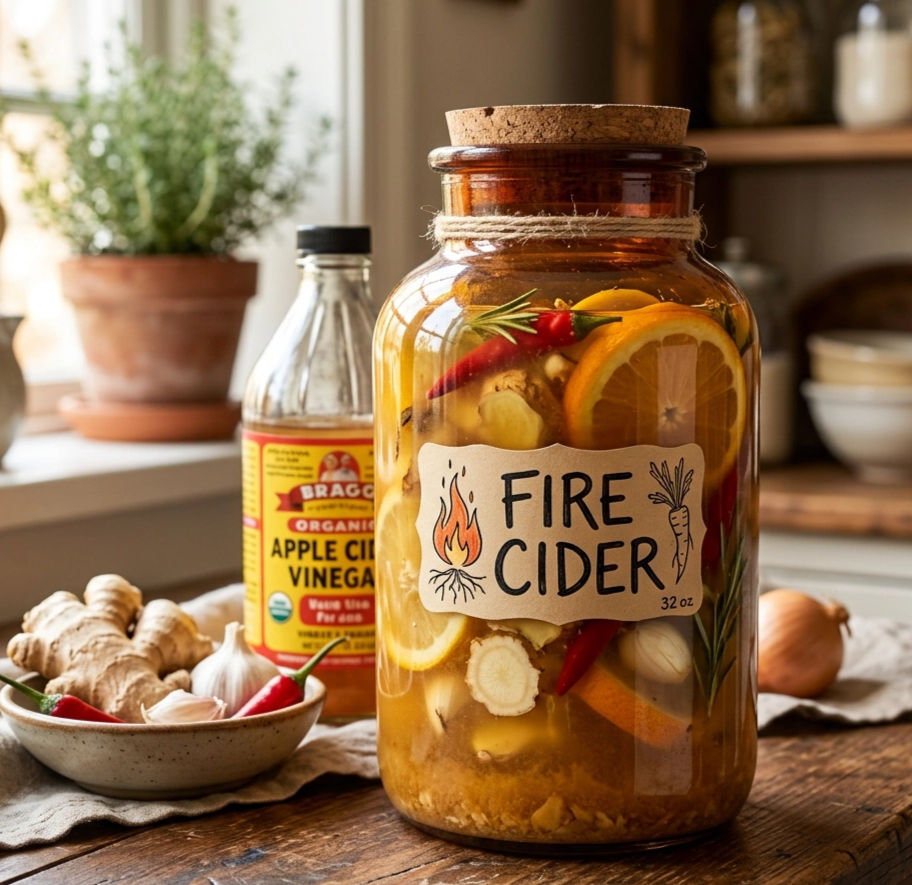 Fire Cider: A Spicy Herbal Tradition for the Fall & Winter Months