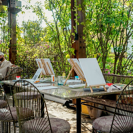Painting art +brunch + Sunset experience in Cartagena rooftop