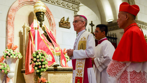 "Tu es Petrus et super hanc petram aedificabo ecclesiam"