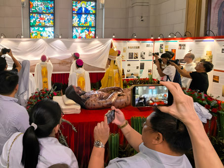Contemplating the Face of Christ: The Shroud of Turin Exhibit at the Manila Cathedral