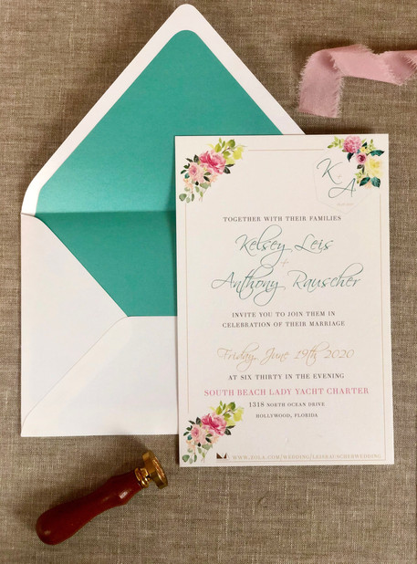 Florida Wedding Invite