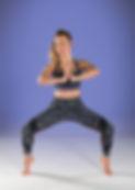 Pilates barre second position