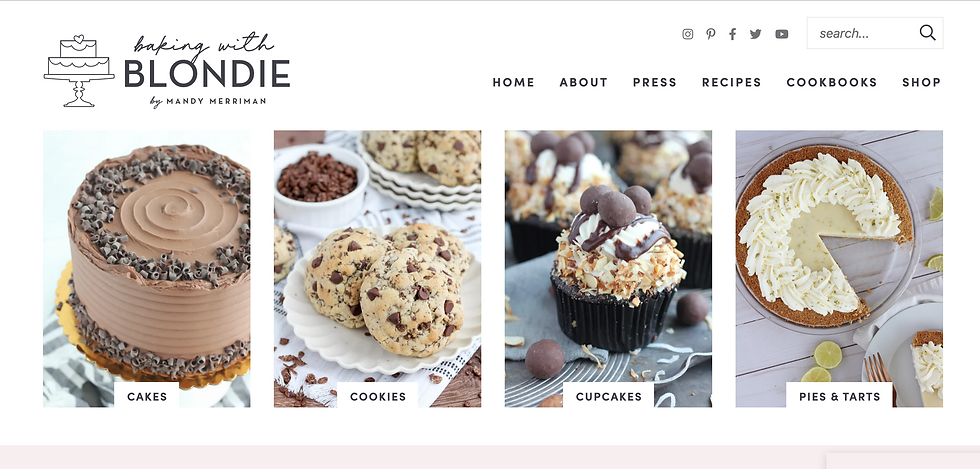 Mandy gives incredible recipes using boxed cake mixes that taste gourmet.