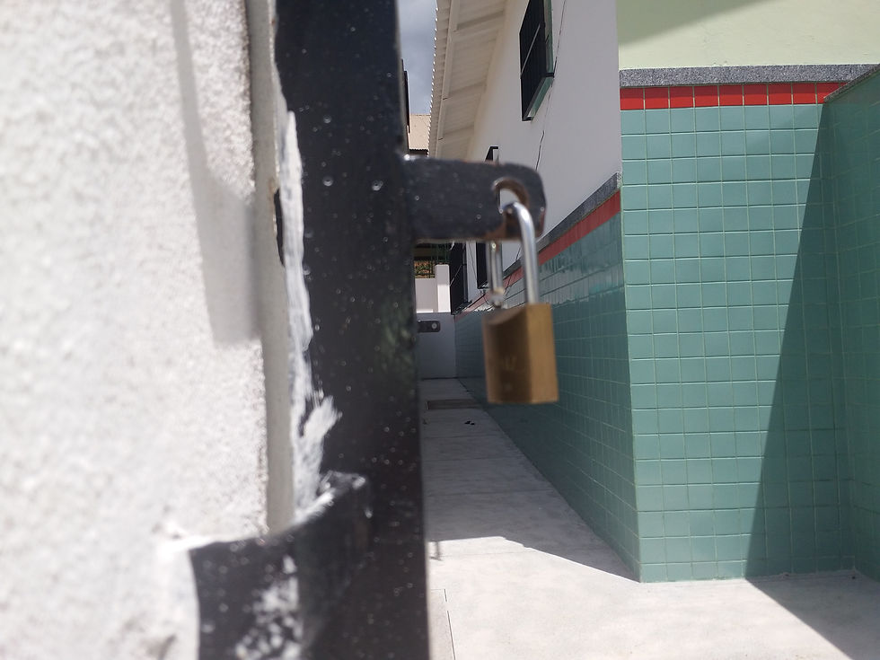 Cadeado não foi violado