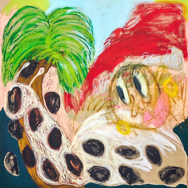 Following the Snail’s Trail, 2024, 230cm x 230cm.jpeg