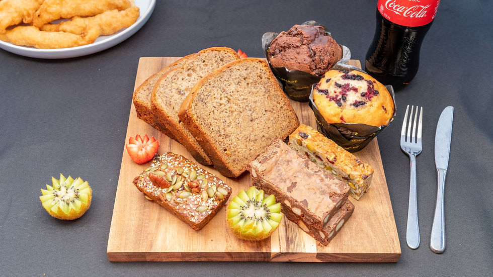 Arranged Food and Objects