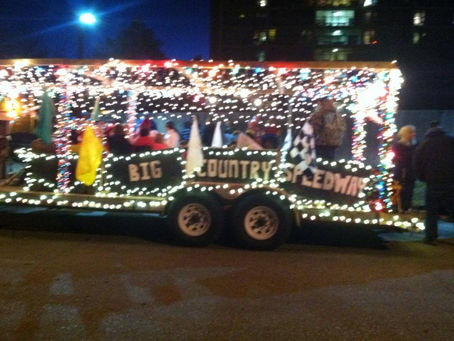 Christmas Parade Float Build