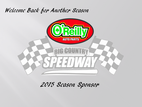 O'Reilly Returns as Season Sponsor for 2015