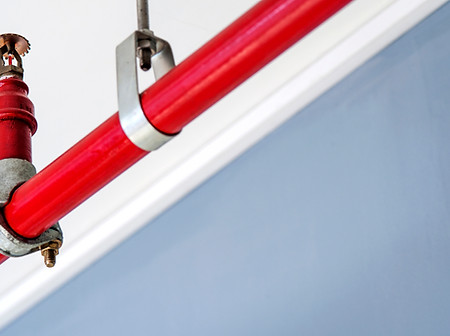 Red Fire Sprinkler
