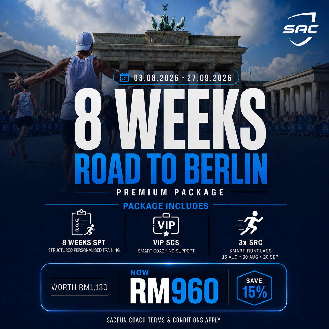 ROAD TO BERLIN | 8 WEEK PREMIUM PACKAGE