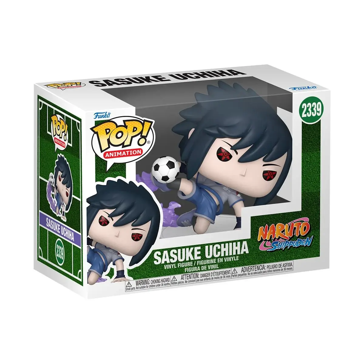 Naruto: Shippuden Sasuke Uchiha Soccer Funko Pop! #2339