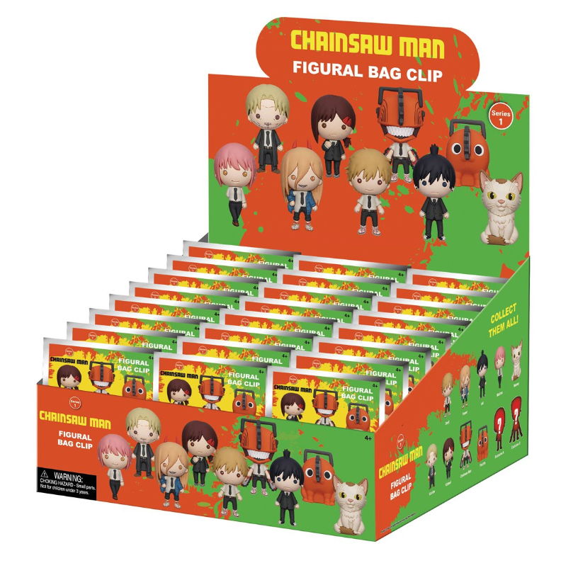 Chainsaw Man 3D Foam Bag Clip
