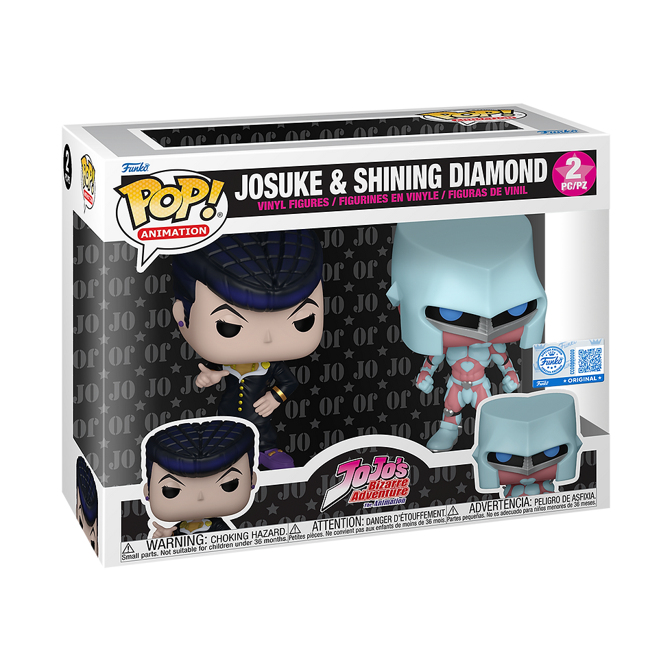 JoJo's Bizarre Adventure Josuke and Shining Diamond Exclusive 2-Pack Funko Pop!