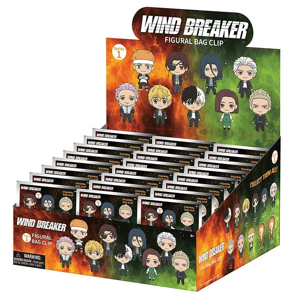 Wind Breaker 3D Foam Bag Clip