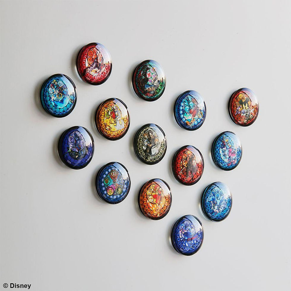 Kingdom Hearts Glass Magnet