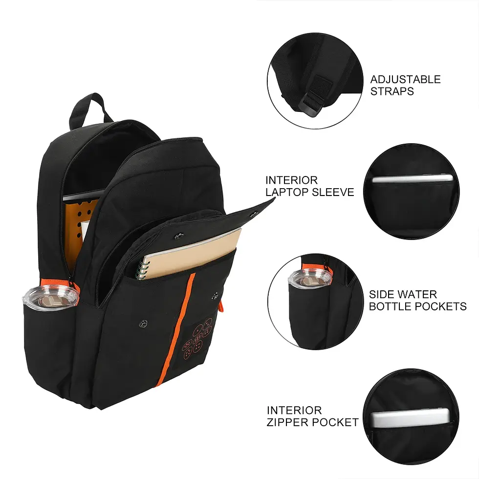 Thumbnail: Dragon Ball Z Goku Symbols Adult Commuter Backpack