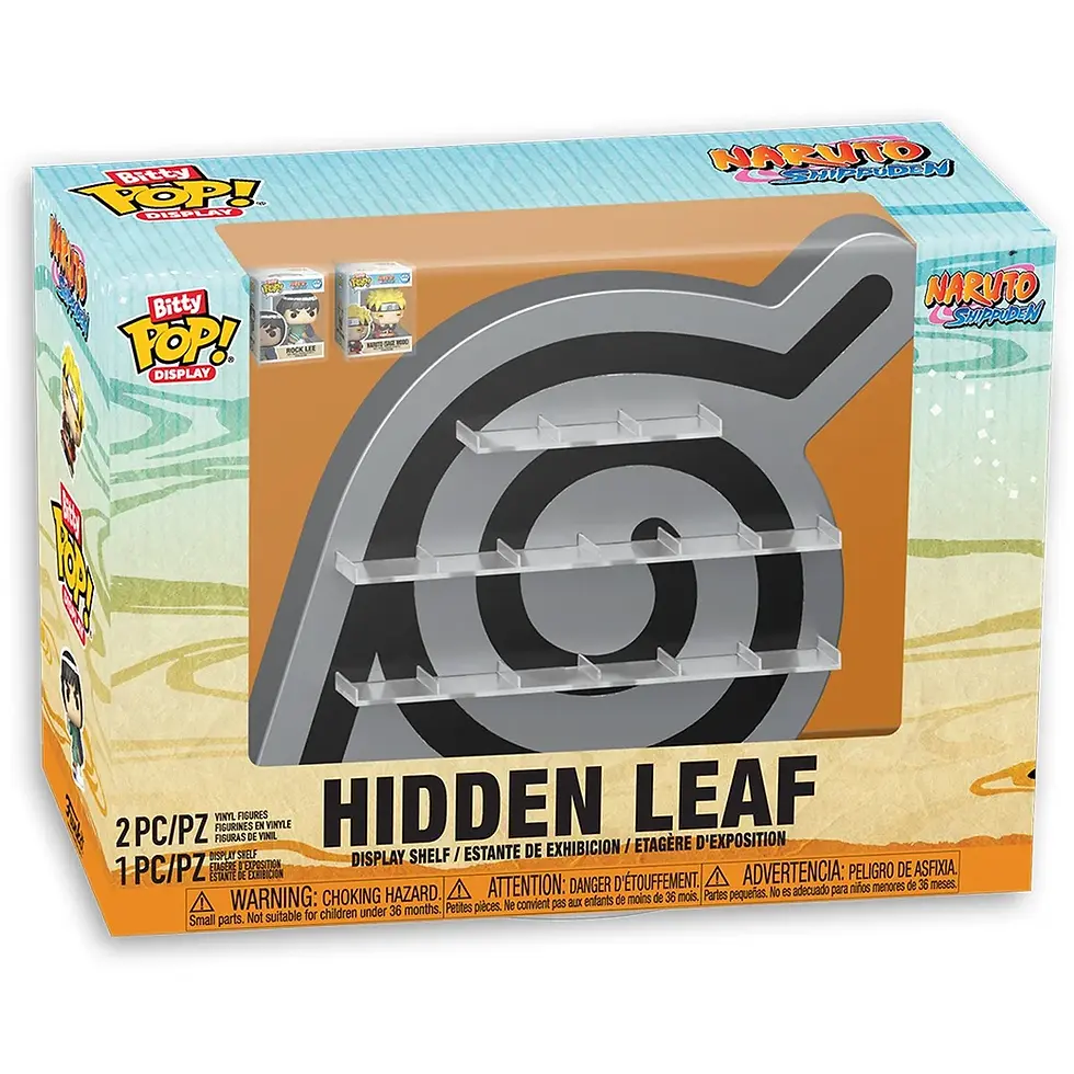 Naruto Hidden Leaf Funko Bitty Pop! Display Shelf