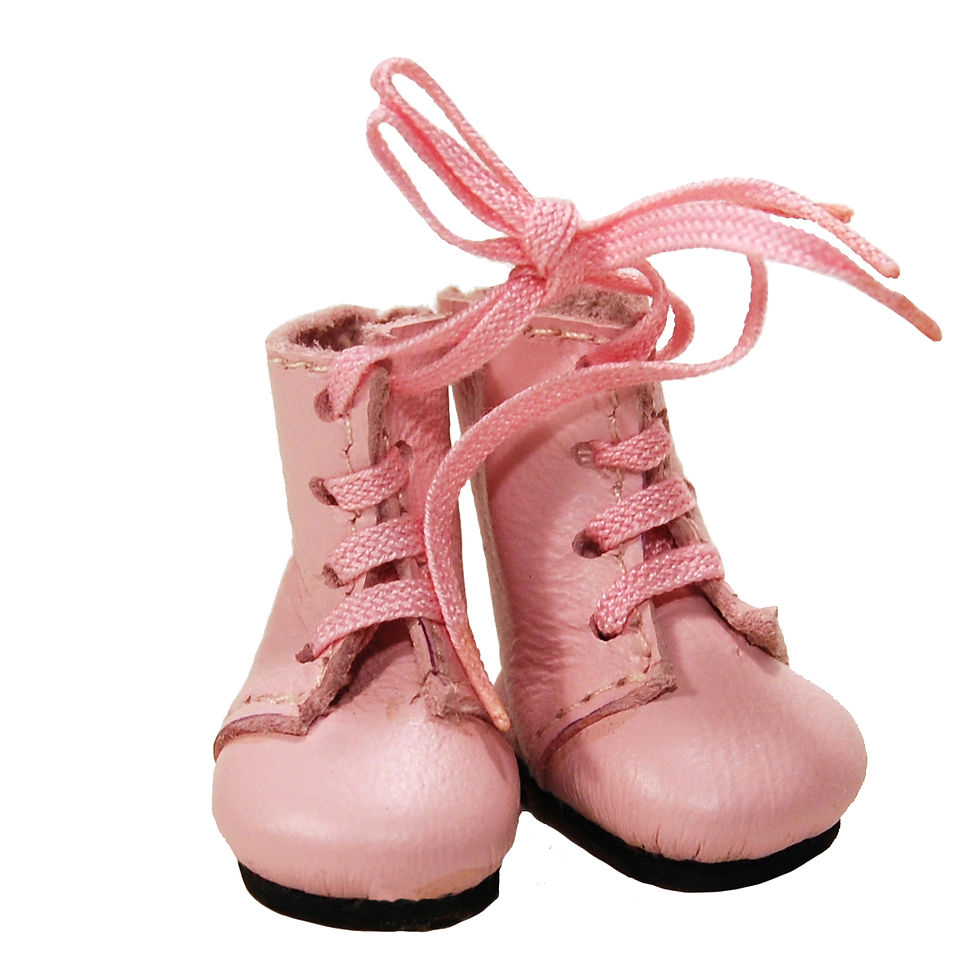 Leather lace up boots