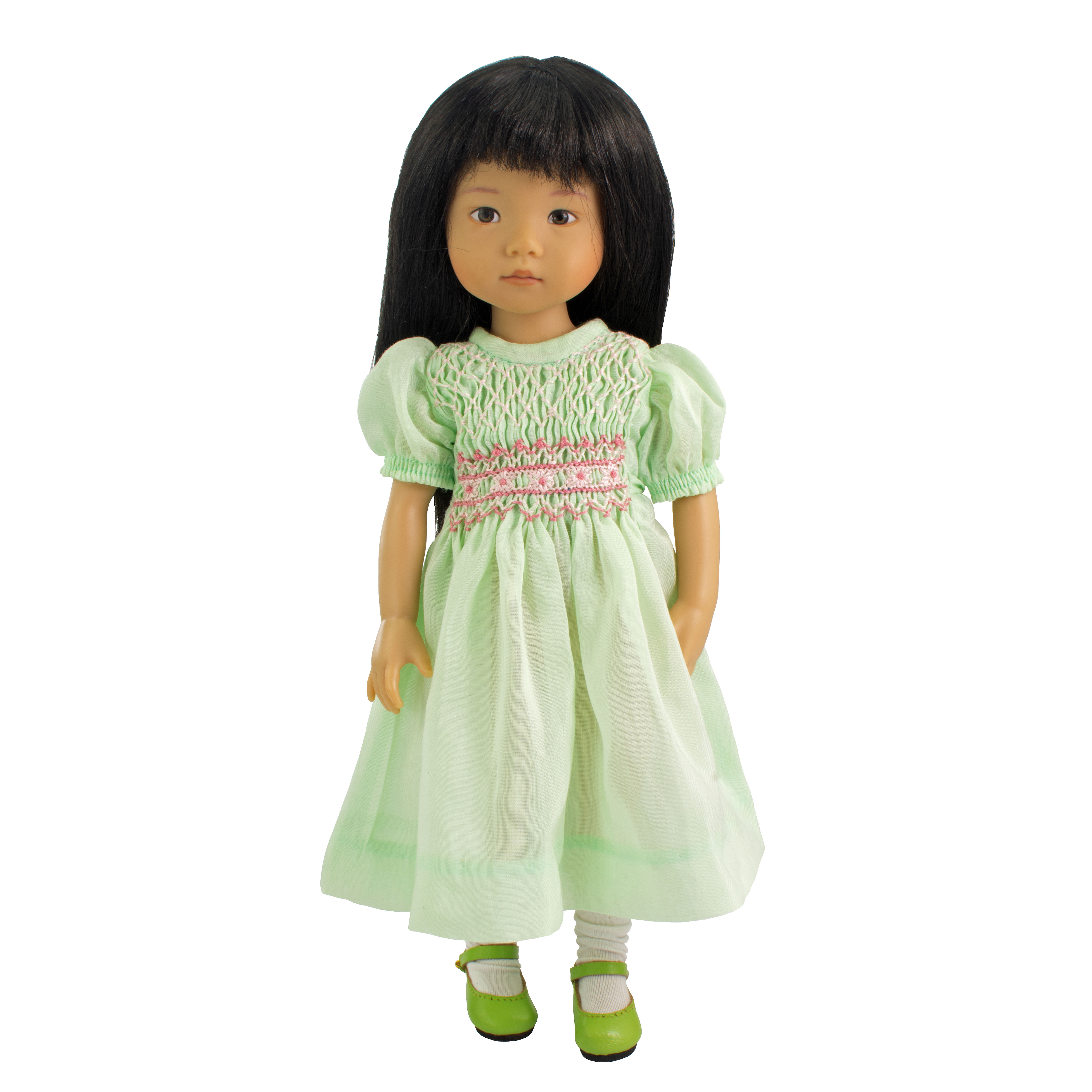 Silk cotton blend smock dress