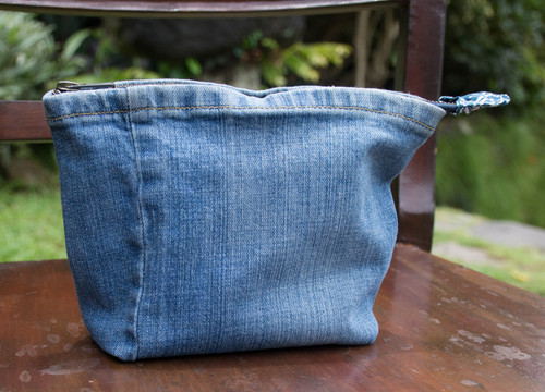 Denim Bags Hand Made Bags With Old Clothes Travel Bag, Shoulder
