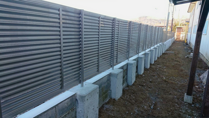 アルミルーバーフェンス工事