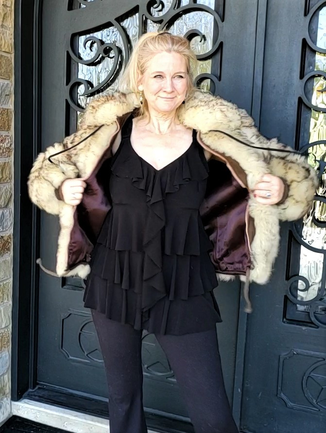 Thumbnail: Dino Ricco Lamb Fur Jacket Sz M