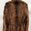Thumbnail: Rabbit Fur Full Length Long Chocolate Brown Coat M