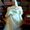 Thumbnail: Ivory White Full Length Spotted Shaddow Fox Fur Wedding Coat!