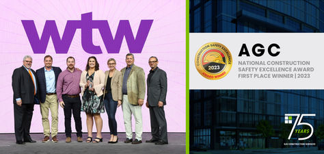 VJS Construction Services Receives First Place AGC-WTW Construction Safety Excellence Award