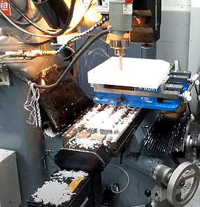 CNC machining a complex part, manufacturing