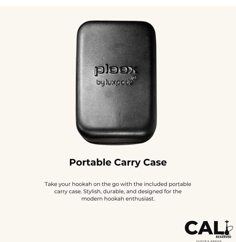 Thumbnail: PLOOX YOUR PORTABLE HOOKAH NEST DUAL HOSES  