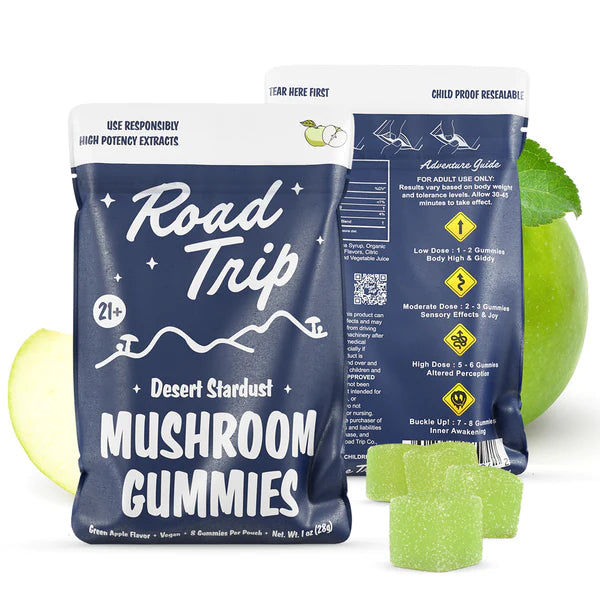 Thumbnail: ROAD TRIP MUSHROOM GUMMIES DESERT STARDUST BAGS (1CT)

