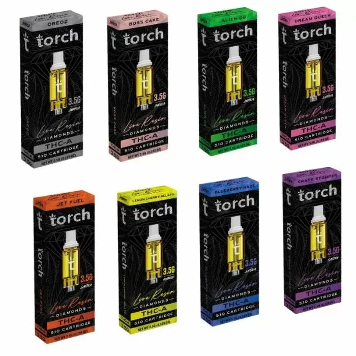 Torch - Live Resin Diamond - THC-A - Cartidge - 3.5 Grams