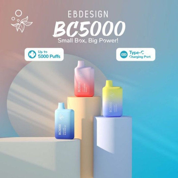 Thumbnail: E.B Design BC5000 Rechargeable Disposable Vape Pen - 5000 Puffs