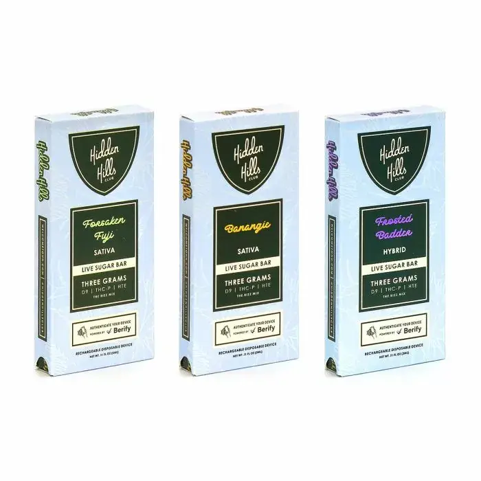 Thumbnail: Hidden Hills Live Sugar - Delta 9 + THC-P + HTE - 3 Grams Disposable