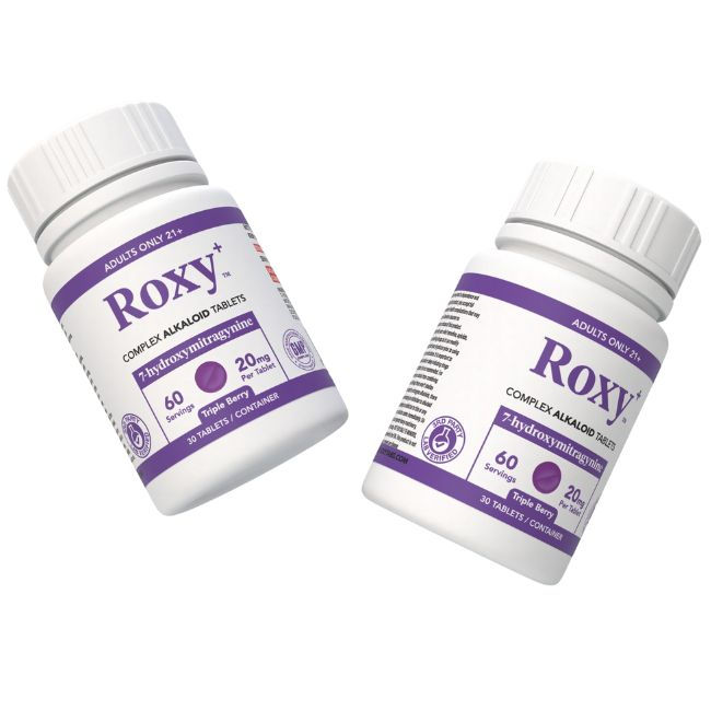 Thumbnail: jar 1ct
ROXY 7-HYDROXYMITRAGYNINE 20MG PER TABLET 30CT JAR (1CT)