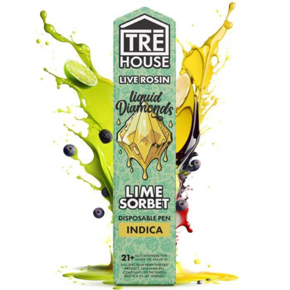 Thumbnail: Tre House Live Rosin Liquid Diamonds Disposable Vape 2G