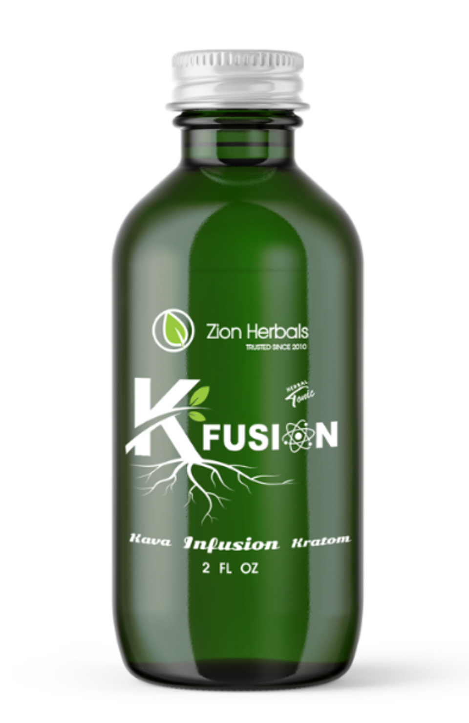 Zion Herbals - Kfusion 60ml Kava + Kratom Liquid Bottle